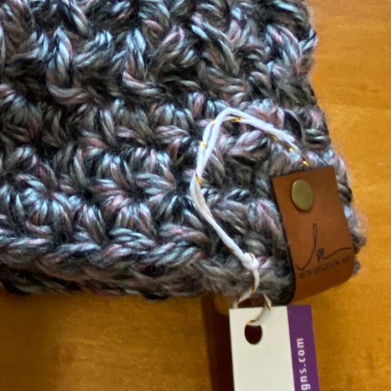Beanie Handmade Winter hat Crochet 100 Percent Acrylic Yarn Adult Sized